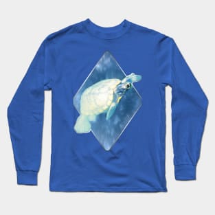 Psychedelic Space Turtle Long Sleeve T-Shirt